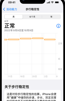 岳阳iPhone手机维修如何在iPhone开启'步行稳定性通知'