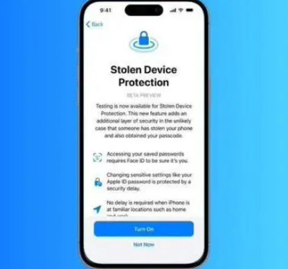 岳阳苹果授权维修店分享被盗设备保护功能开启方法 