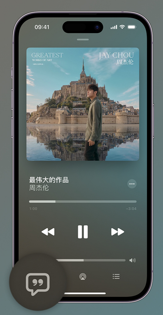 岳阳iphone维修分享如何在iPhone上使用Apple Music全新唱歌功能 