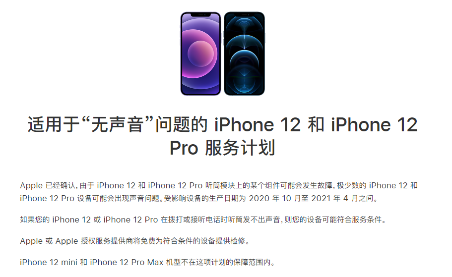 岳阳苹果手机维修分享iPhone 12/Pro 拨打或接听电话时无声音怎么办 